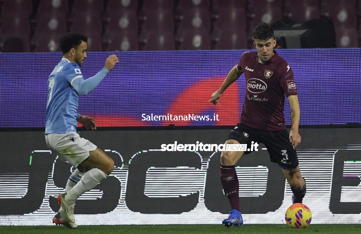 Matteo Ruggeri salernitana-lazio rientro