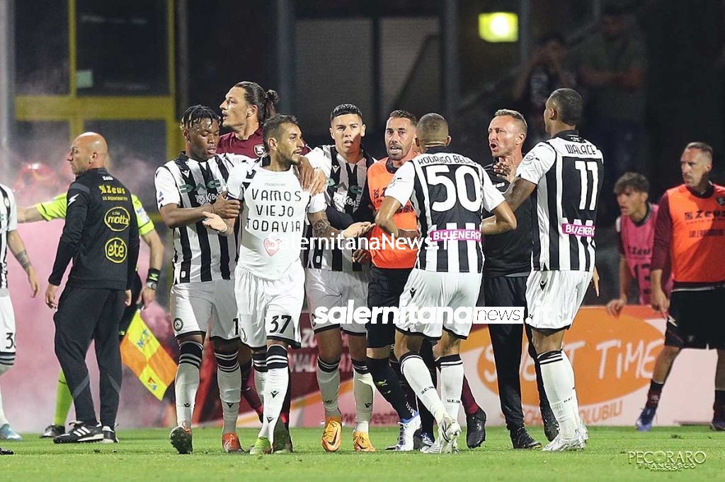 Salernitana Udinese esultanza pereyra 1