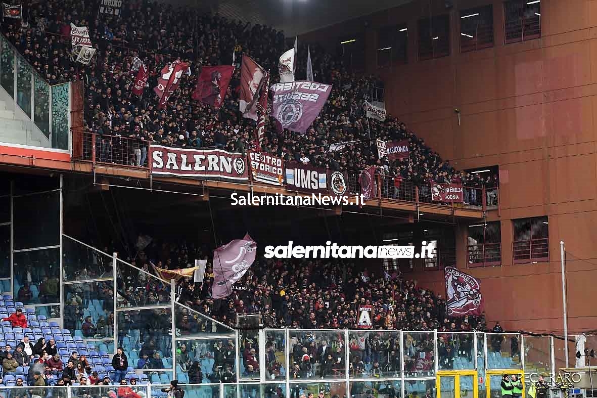 Sampdoria Salernitana tifosi salernitana